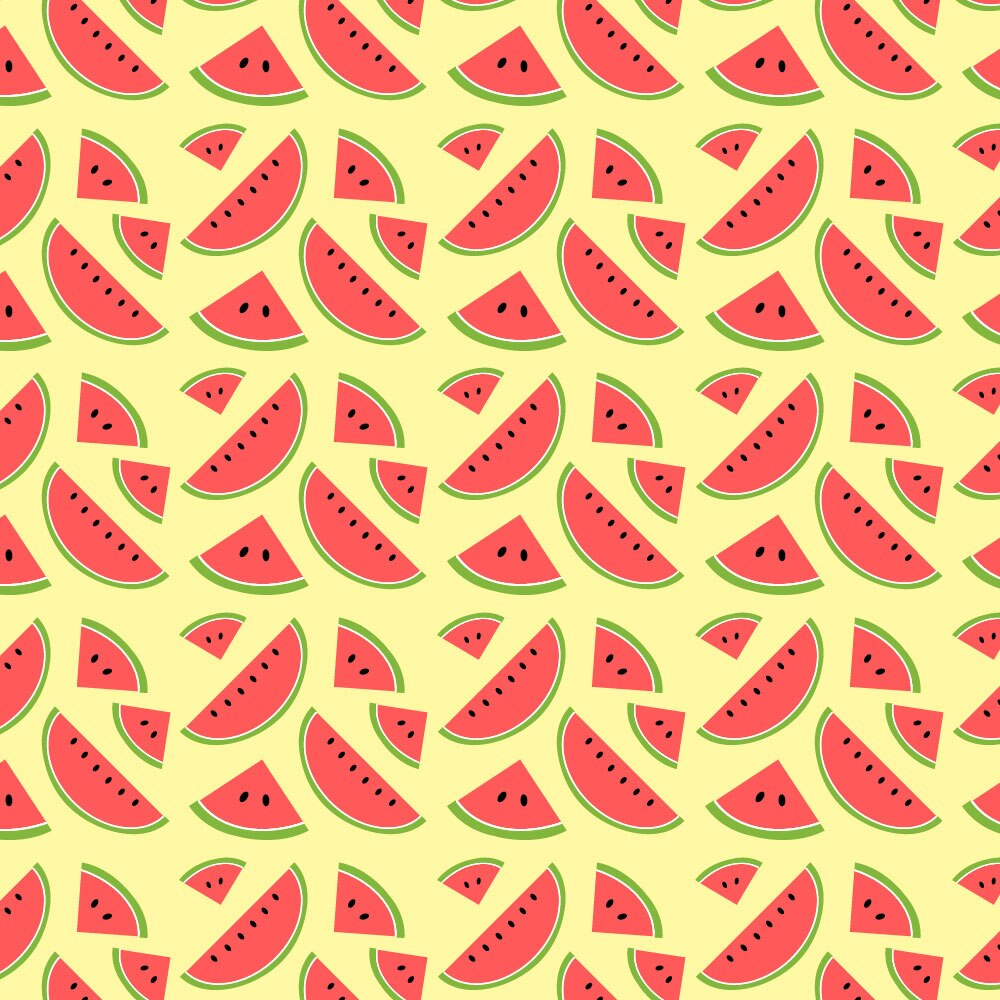 Autocolant Heartwork pentru mobilier, Bucati pepene rosu, autoadeziv, latime 100 cm x lungime 200 cm