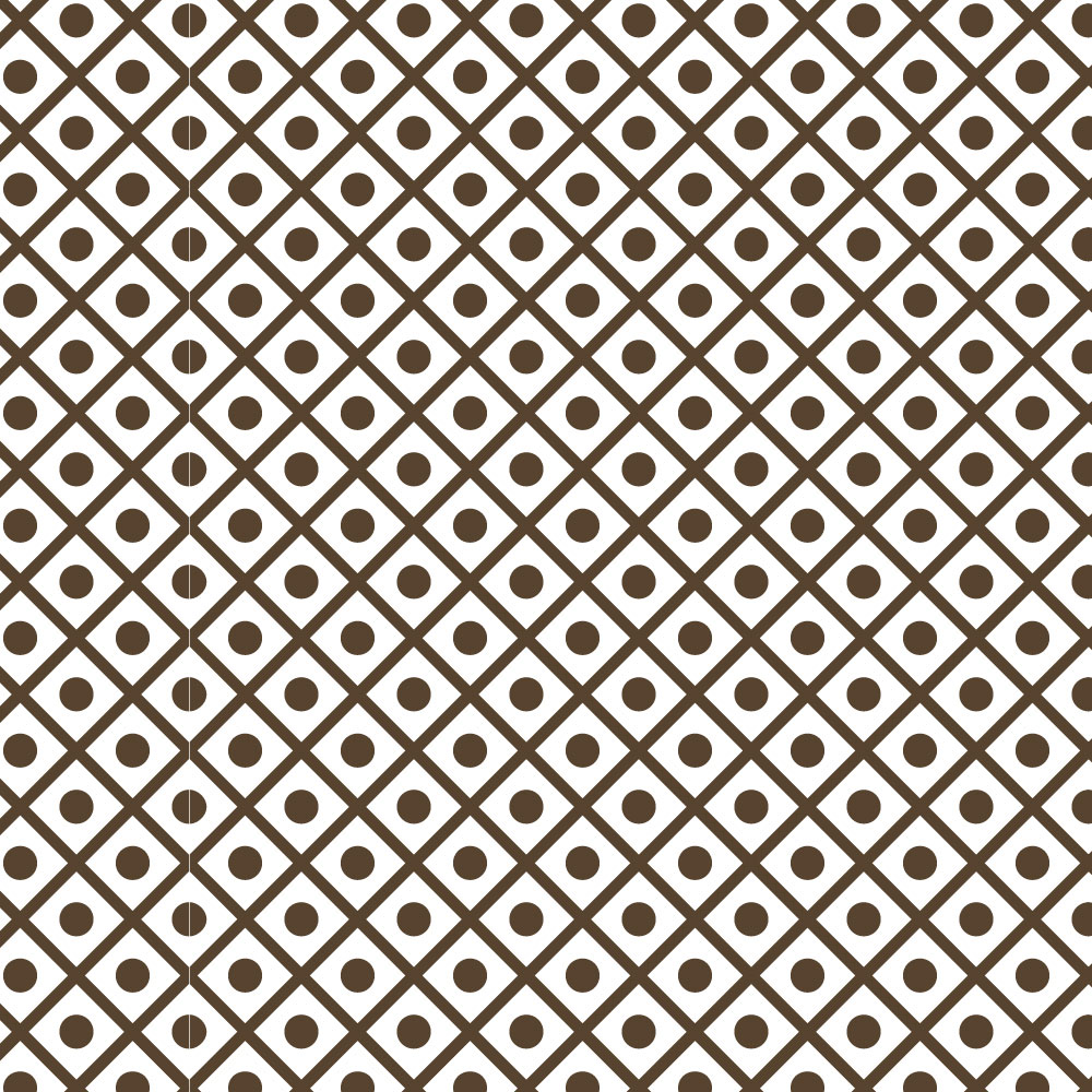 Tapet Premium Heartwork Geometric puncte maro, Ecologic, Non-Woven, Set 6 Role, 150 cm x 310 cm