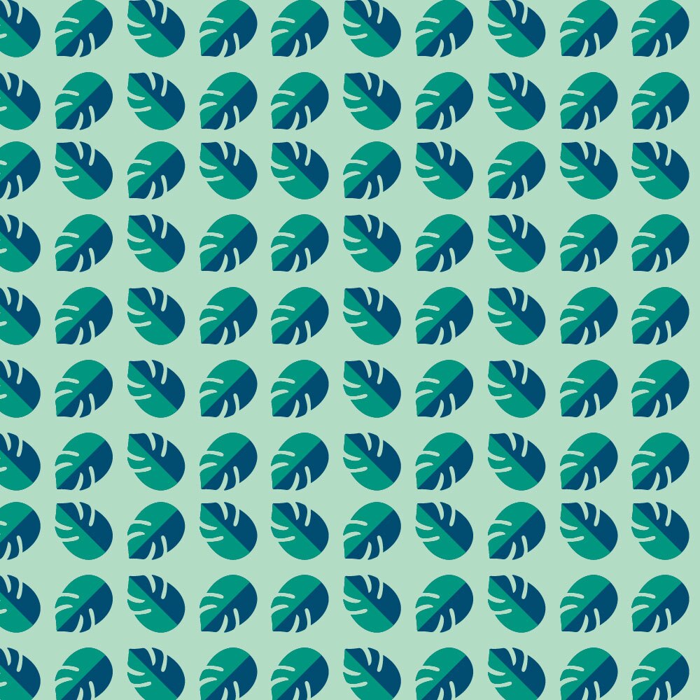 Tapet Premium Heartwork Frunze tropicale, Ecologic, Non-Woven, Set 6 Role, 150 cm x 310 cm