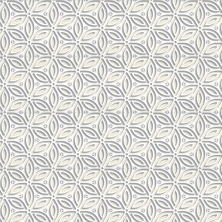 Autocolant Heartwork pentru mobilier, Flori de hartie, autoadeziv, latime 50 cm x lungime 50 cm