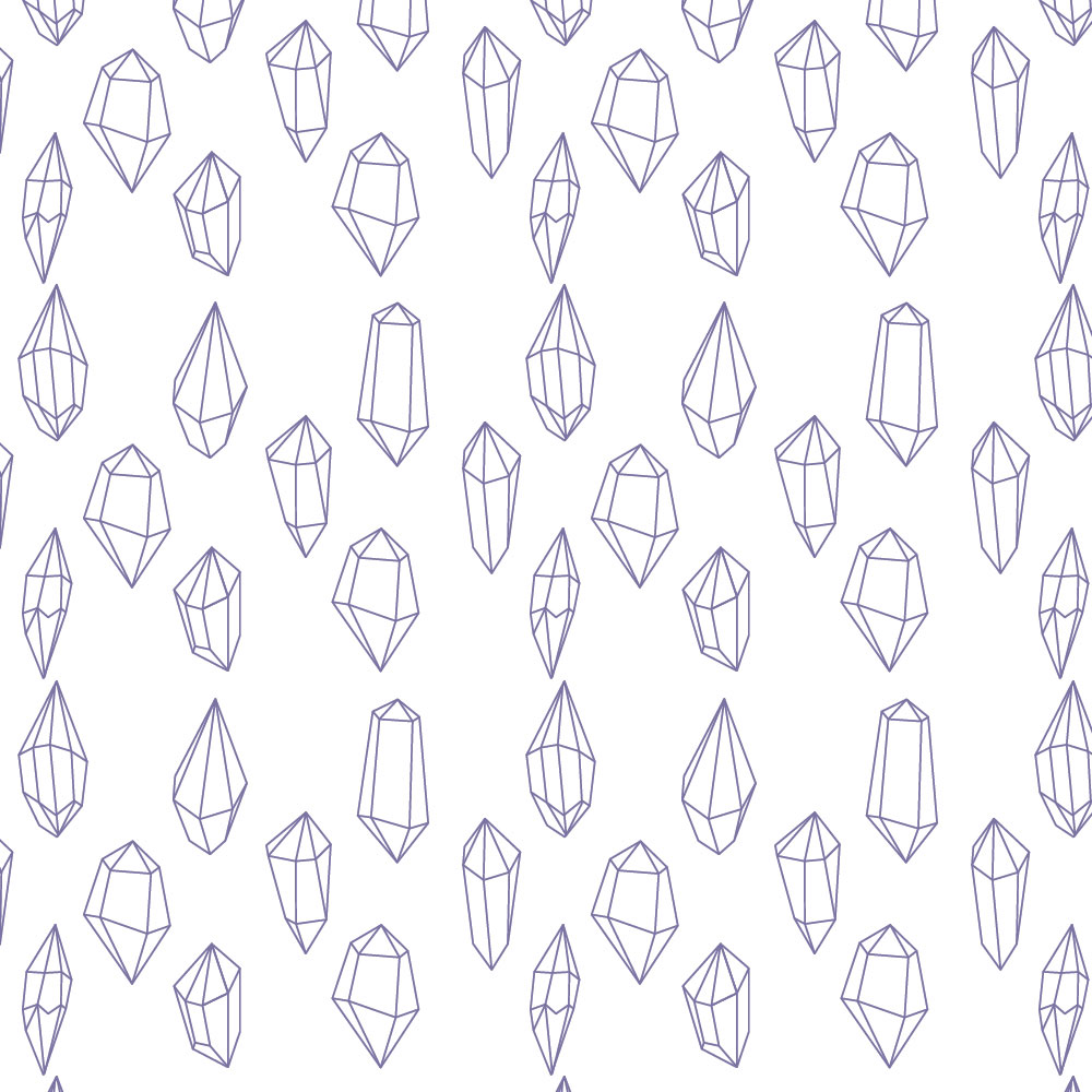 Autocolant Heartwork pentru mobilier, Cristale mov, autoadeziv, latime 100 cm x lungime 150 cm