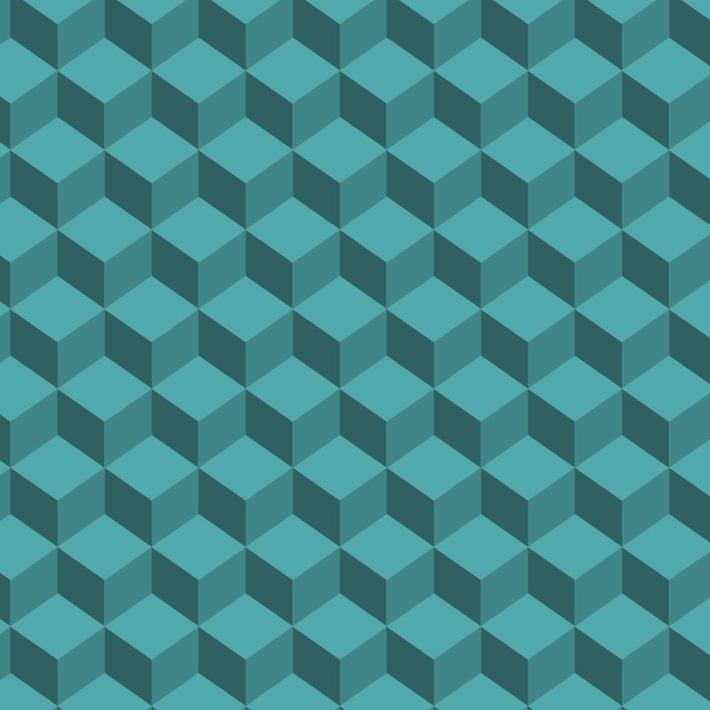 Autocolant Heartwork pentru mobilier, Cuburi verzi 1, autoadeziv, latime 100 cm x lungime 150 cm