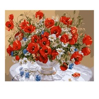 kit pictura pe numere - campia intr-o vaza 40x50 cm include pensule culori acrilice iar panza e prinsa pe o rama de lemn imagen 50_0_
0