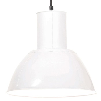 Lampa suspendata rotunda, vidaXL, 28.5 x 28 cm, Alb Lampa suspendata rotunda, vidaXL, 28.5 x 28 cm, Alb