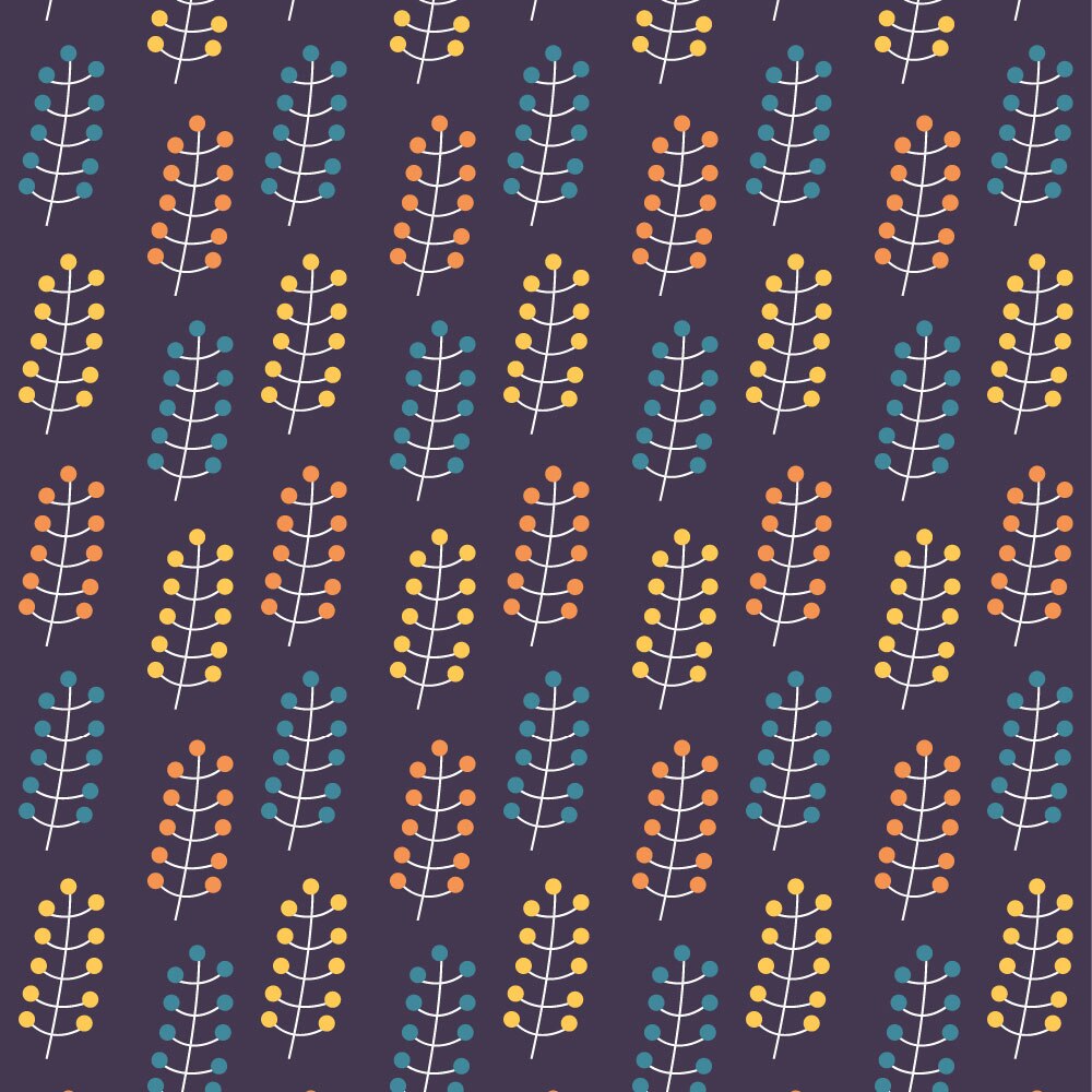 Autocolant Heartwork pentru mobilier, Ciorchini fructe colorate, autoadeziv, latime 100 cm x lungime 200 cm