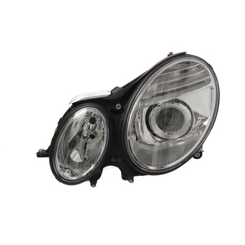 Far stanga argintiu, elecric (cu motor electric)bec H7/H7 Mercedes E-Class din 2006-2009 Far stanga argintiu, elecric (cu motor electric)bec H7/H7 Mercedes E-Class din 2006-2009