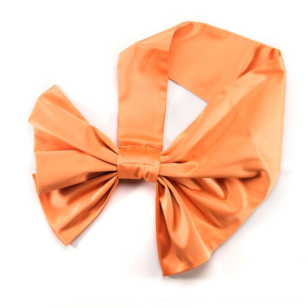 Esarfa orange, satin plin, Eurozone