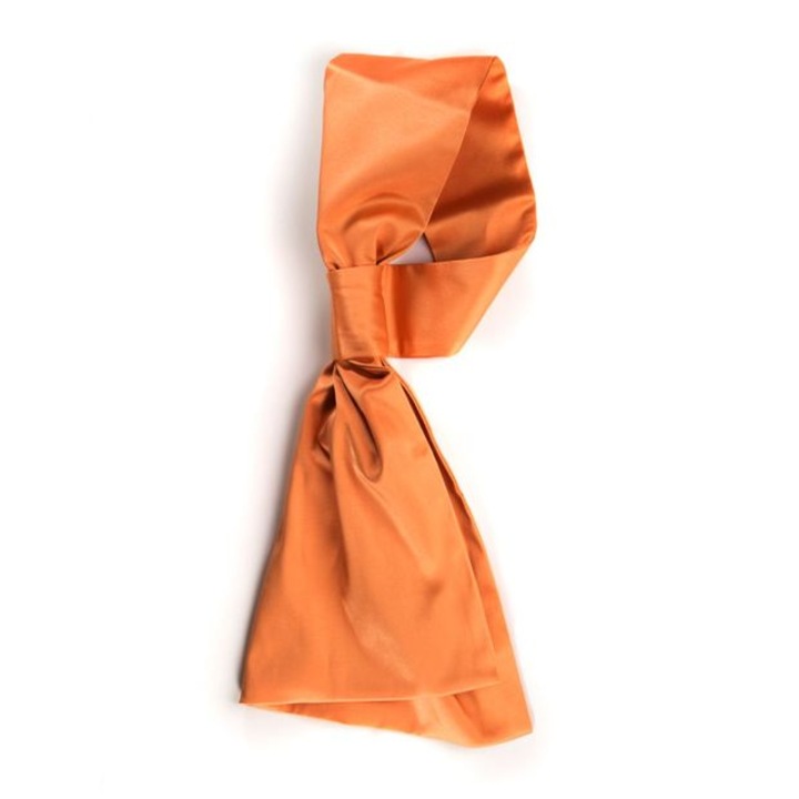 Esarfa orange, satin plin, Eurozone