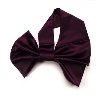 Esarfa visinie/rotten cherry, satin plin, Eurozone Esarfa visinie/rotten cherry, satin plin, Eurozone