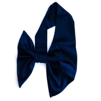 Esarfa bleumarin, satin plin, Eurozone Esarfa bleumarin, satin plin, Eurozone