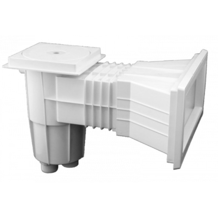 Skimmer standard din ABS Emaux EM0140-SC cu gura larga pentru piscine din beton