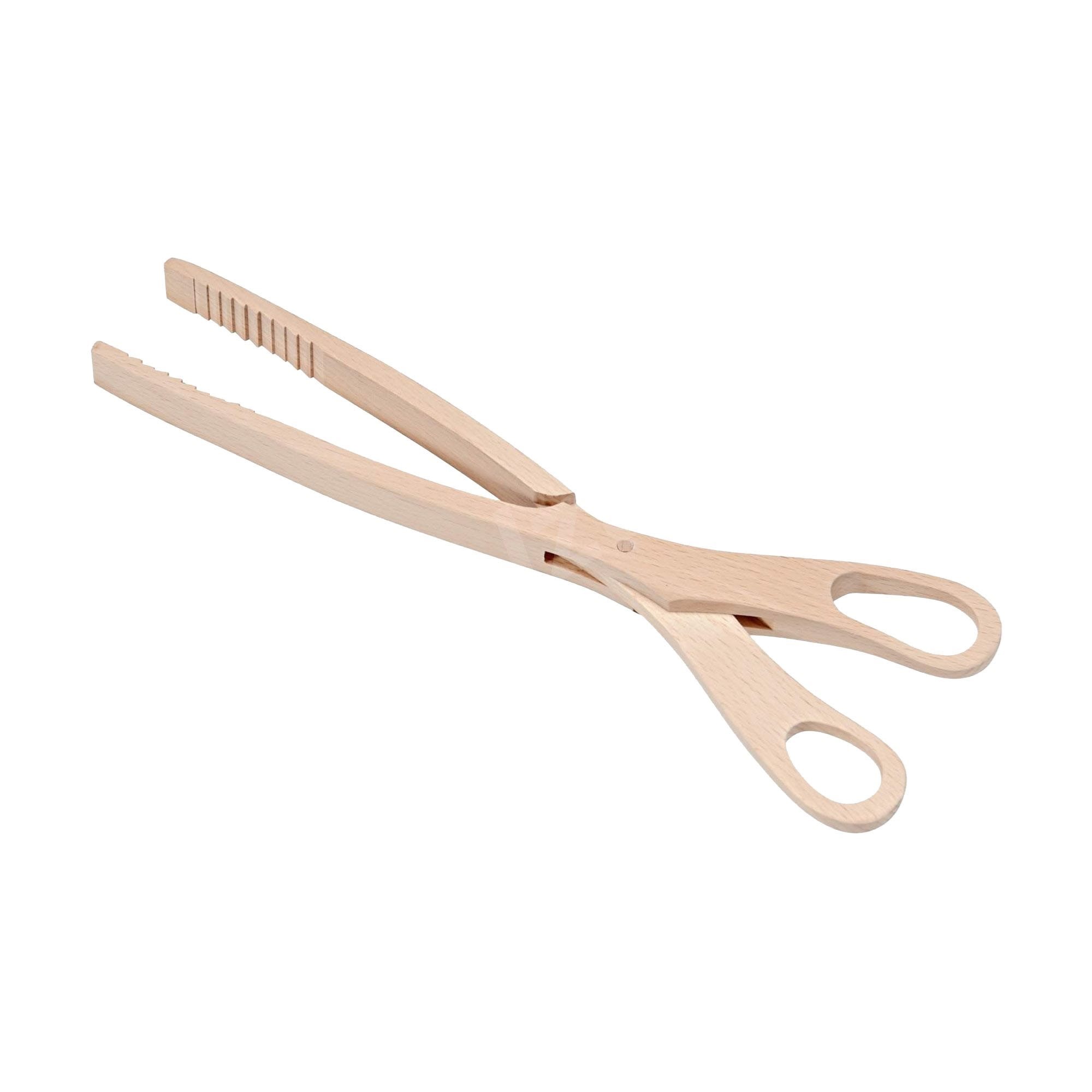 Cleste pentru gratar, 28,5 cm, lemn de fag - Kesper