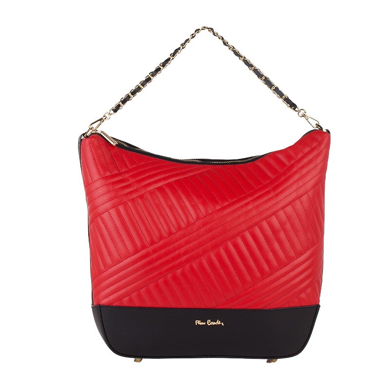 Geanta, piele naturala, Pierre Cardin, PCL1645R, rosu