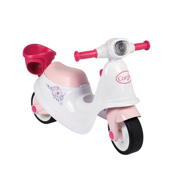 Scooter Ride-on Smoby - Corolle, roz Scooter Ride-on Smoby - Corolle, roz