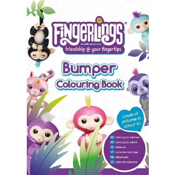 Fingerlings. Carte de colorat Bumper