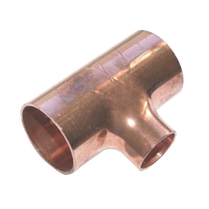 Teu redus cupru, 35x28x35mm , Interior, Imbinare prin sudura