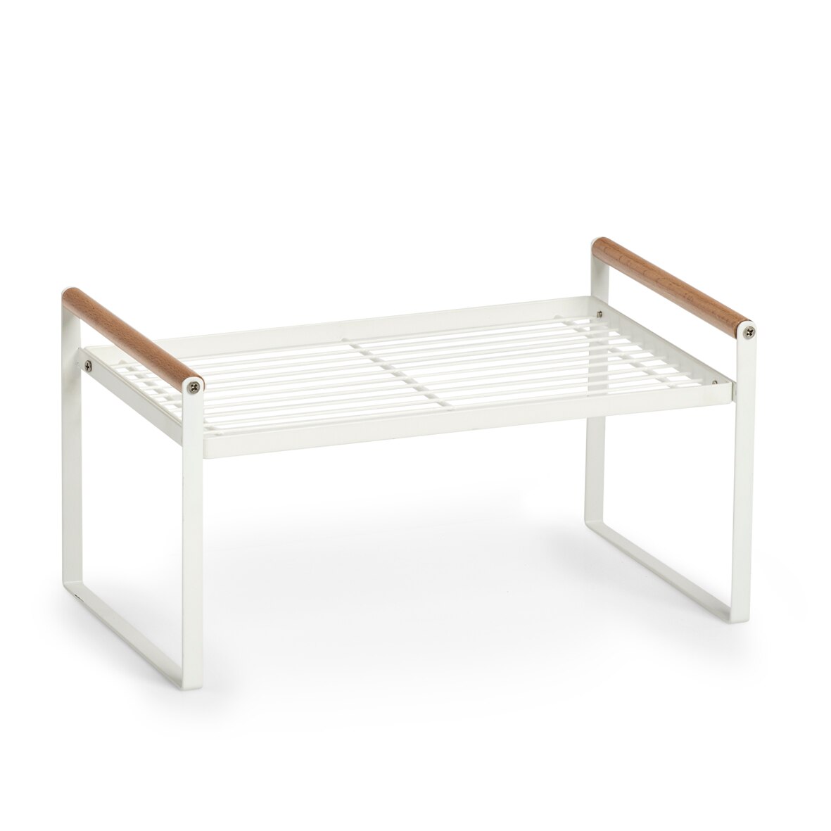 Raft,alb/maro,din metal si lemn,34,5 cm,Zeller