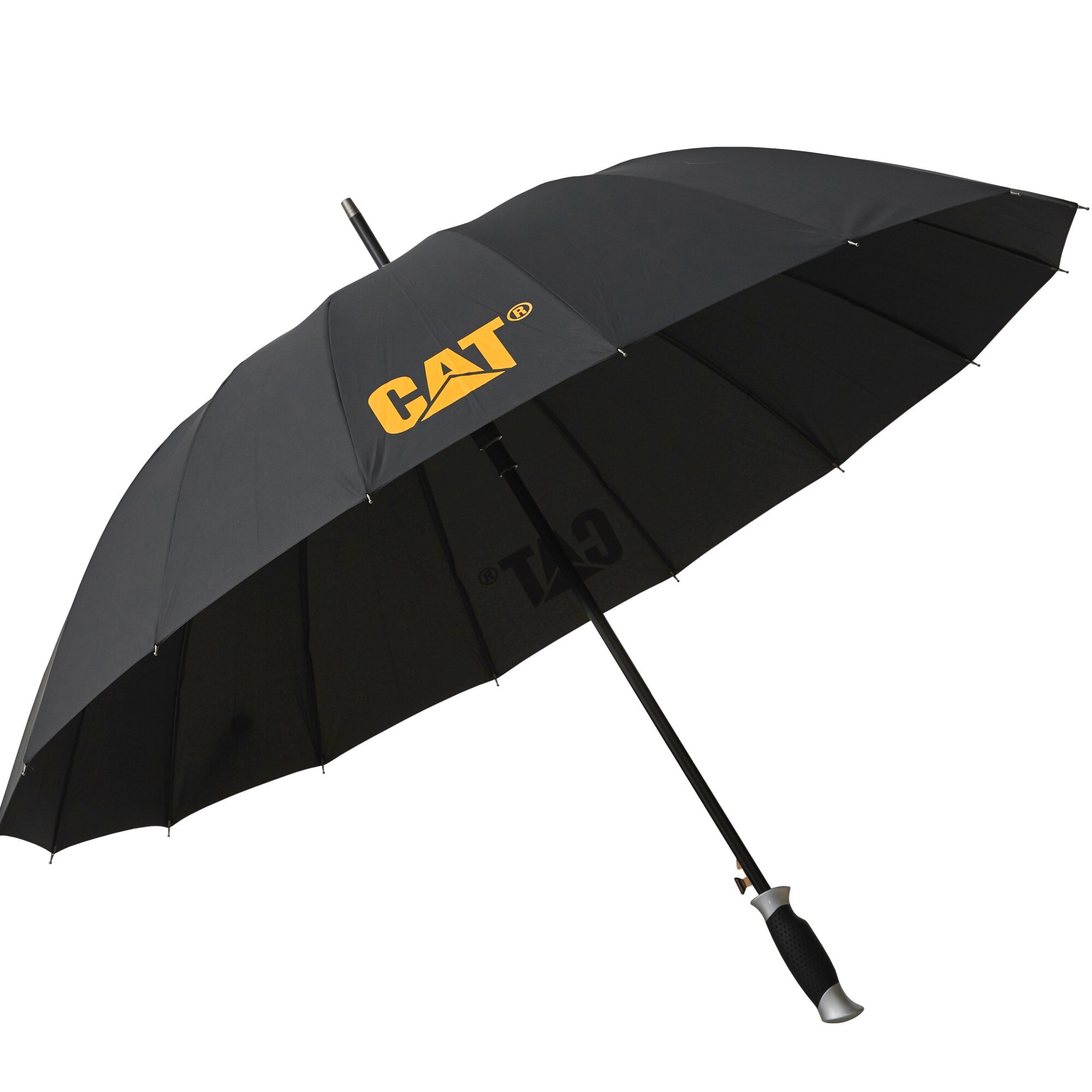 Umbrela CATERPILLAR Lash, automata, rezistenta la vant - neagra