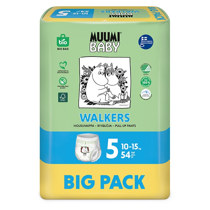 Scutece Chilotei MUUMIBABY 5 Big Pack, 10-15 kg, 54 buc