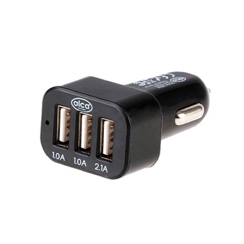 Incarcator auto cu 3 usb negru smart phone-camera-mp 3 player Incarcator auto cu 3 usb negru smart phone-camera-mp 3 player