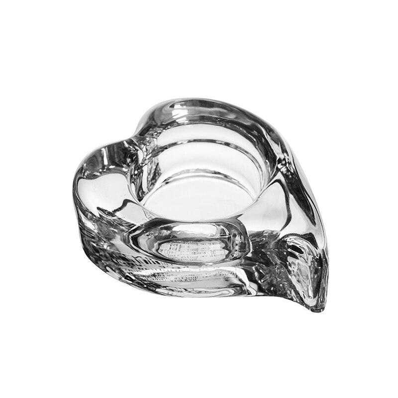 Suport lumanare, inima, Lancaster, sticla, 9.50x3.30x7.50cm