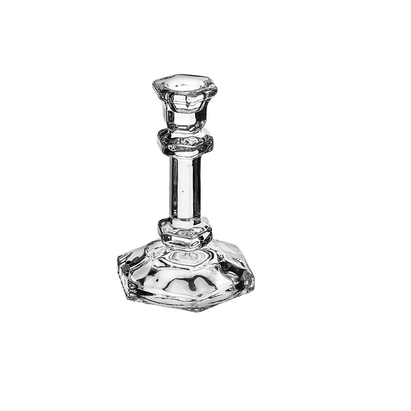 Sfesnic din sticla, Lancaster, transparent, 14 cm inaltime