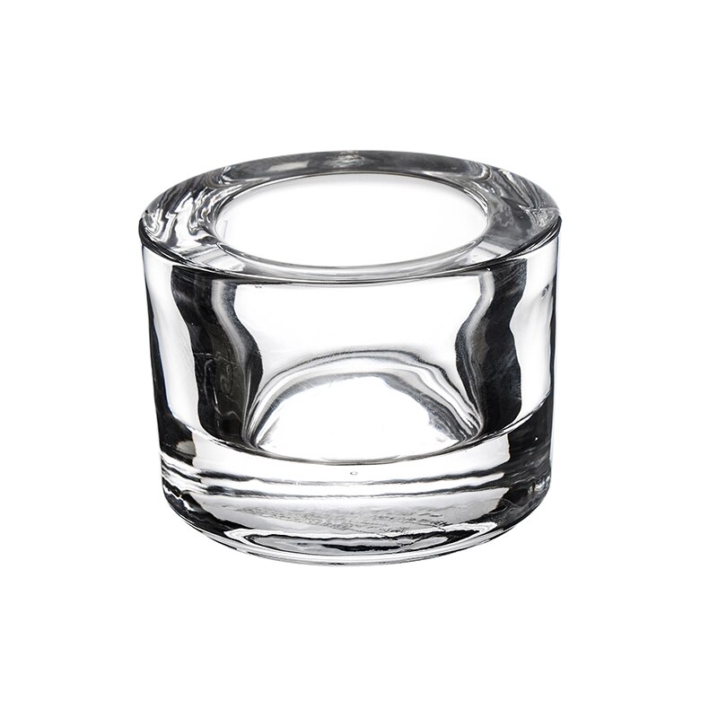 Suport lumanare, pahar, Lancaster, sticla, 8,2x 6cm