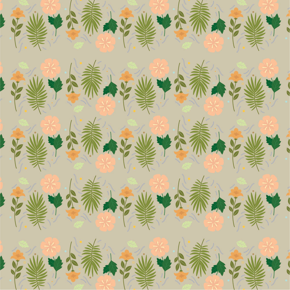 Tapet Premium Heartwork Culori naturale vegetale, Ecologic, Non-Woven, Set 6 Role, 150 cm x 310 cm