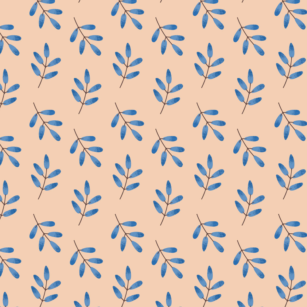 Tapet Premium Heartwork Petale albastre, Ecologic, Non-Woven, Set 6 Role, 150 cm x 310 cm