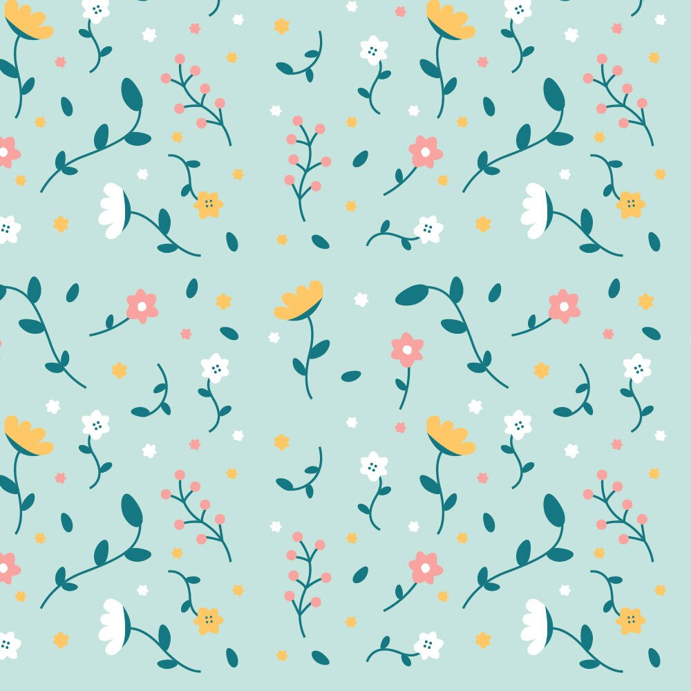 Tapet Premium Heartwork Elemente florale verde, Ecologic, Non-Woven, Set 6 Role, 150 cm x 310 cm