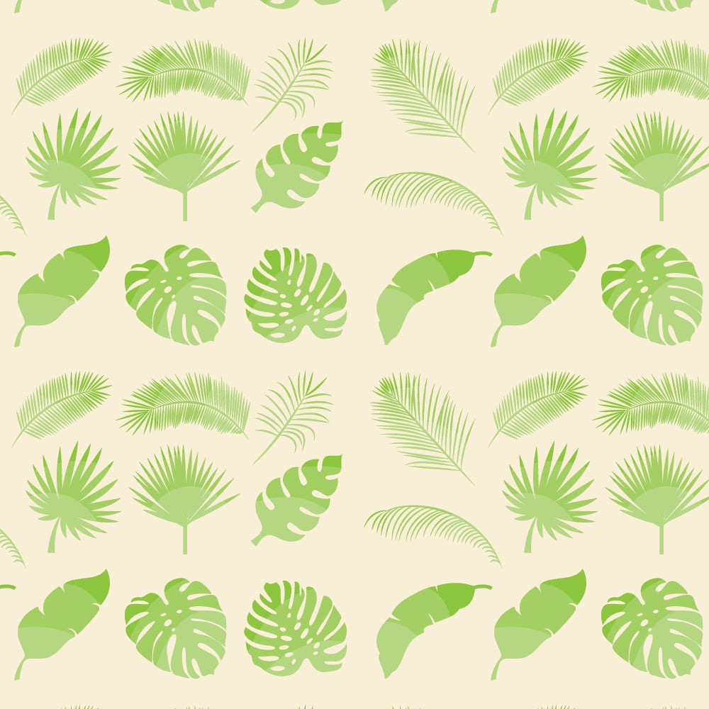 Tapet Premium Heartwork Tropical frunze verzi, Ecologic, Non-Woven, Set 6 Role, 150 cm x 310 cm