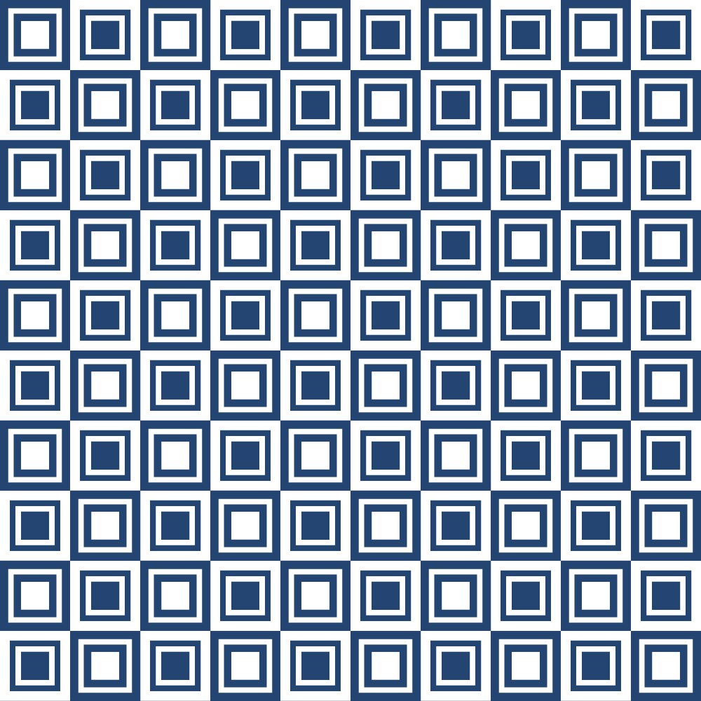 Tapet Premium Heartwork Ferestre patrat albastru, Ecologic, Non-Woven, Set 6 Role, 150 cm x 310 cm