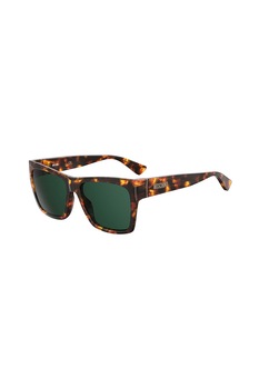 Moschino, Ochelari de soare cu lentile uni, Maro inchis/Oranj pal, 56-17-140 Standard Moschino, Ochelari de soare cu lentile uni, Maro inchis/Oranj pal, 56-17-140 Standard