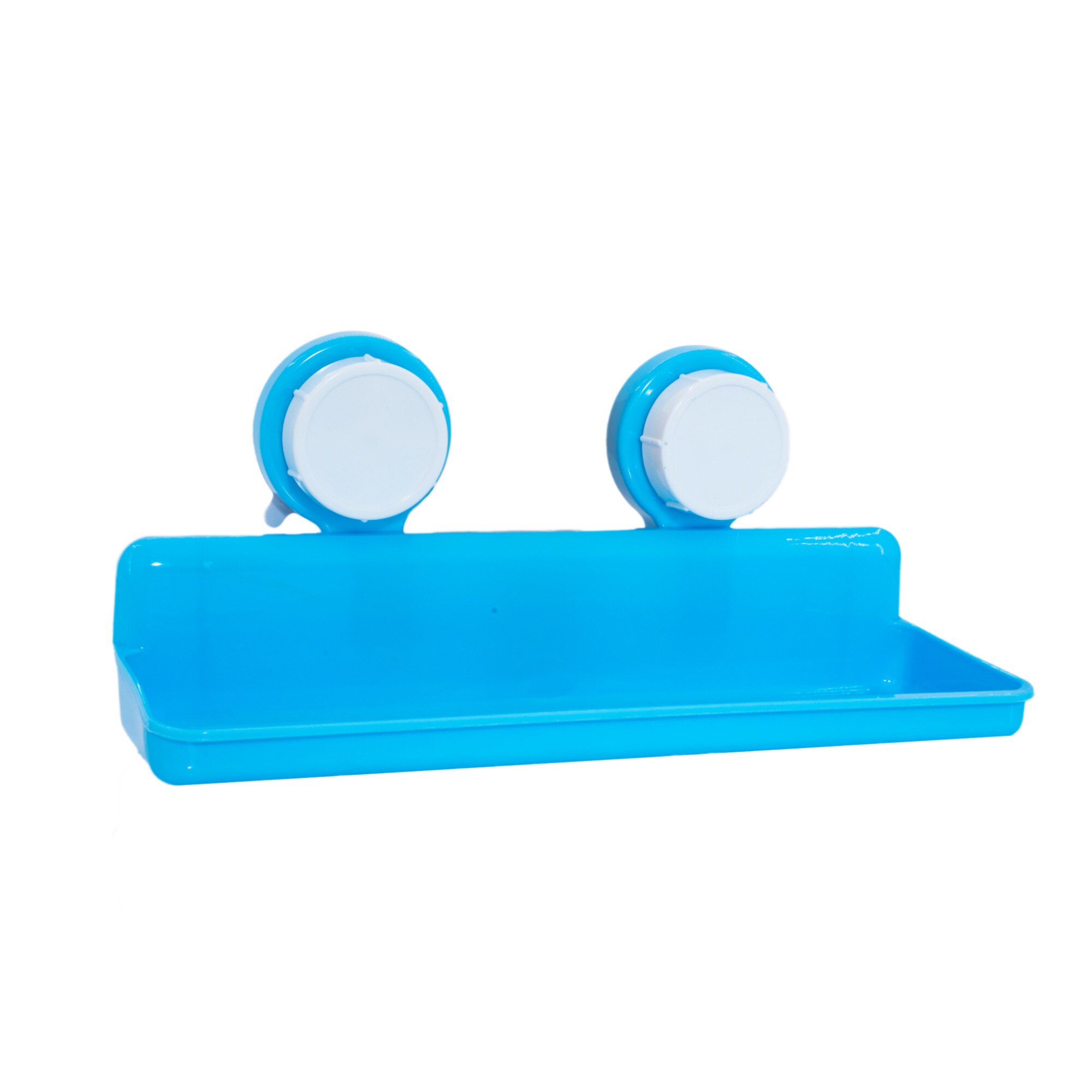 Etajera baie TRENDY'S, cu ventuze ,albastru