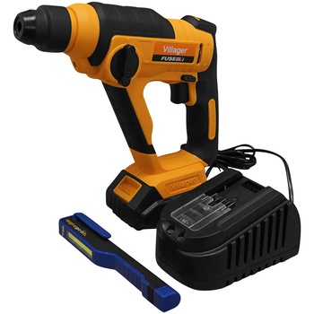 Ciocan rotopercutor fara fir pentru gaurire Villager VLN 0120, turatie 850 rpm, SDS plus, set power bundle baterie 1.5 Ah incarcator 1.65 A, lanterna LED magnetica AgroPro Ciocan rotopercutor fara fir pentru gaurire Villager VLN 0120, turatie 850 rpm, SDS plus, set power bundle baterie 1.5 Ah incarcator 1.65 A, lanterna LED magnetica AgroPro