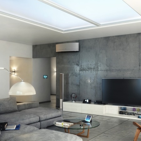 Aparat de aer conditionat Daikin Emura Bluevolution R-32 FTXJ35MS-RXJ35M Inverter 12000 BTU Silver, Clasa A++, Control Wi-Fi, Ochi Inteligent, Programator 24 de ore, Flux de Aer 3D
