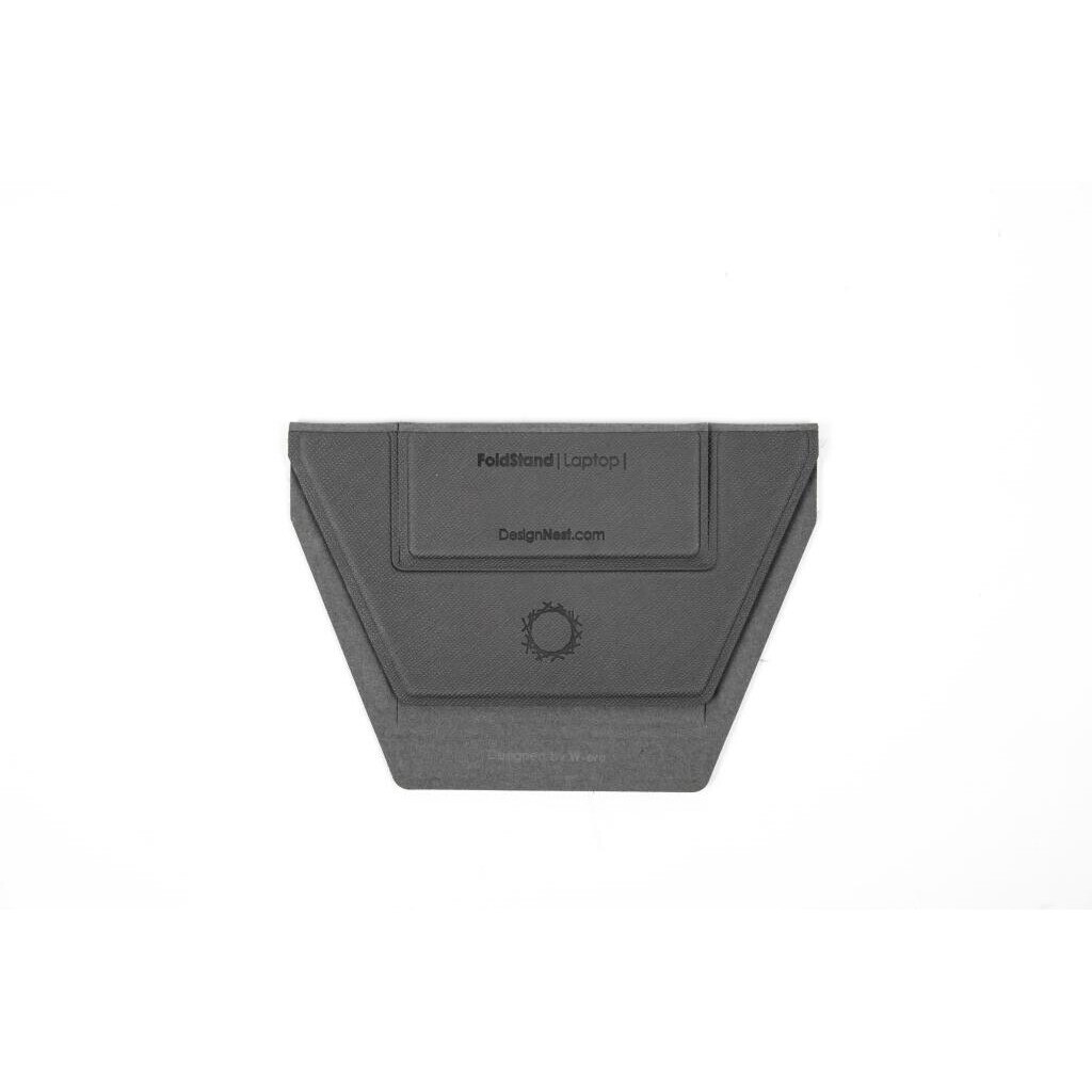 Stand de laptop pliabil, mic si reutilizabil FoldStand, gri
