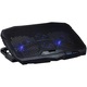 Охладител за лаптоп Gaming Spacer 17", Метално сито, 2 x вентилатора 12.5 см, 2 x вентилатора 7 см със син светодиод, Черен