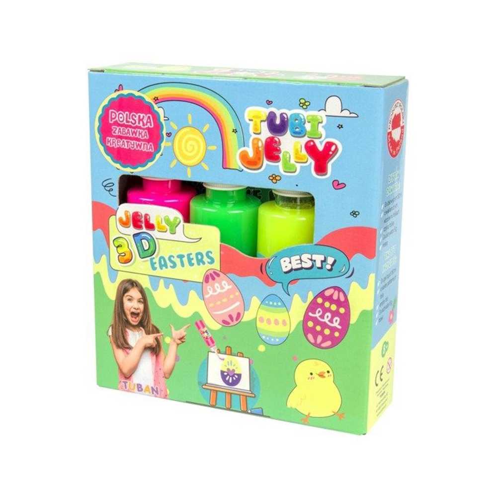Set TubiJelly, 3 culori - Pasti, 7toys