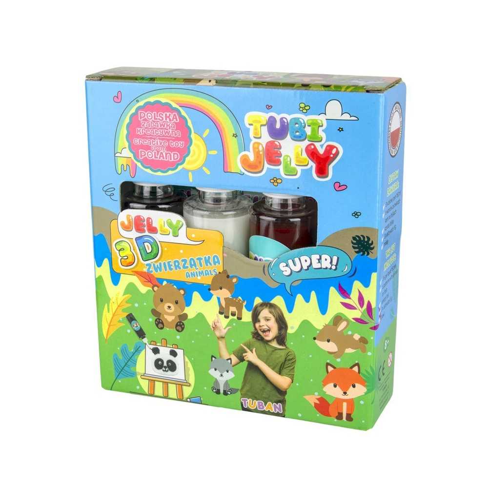 Set TubiJelly, 3 culori - Animale, 7toys