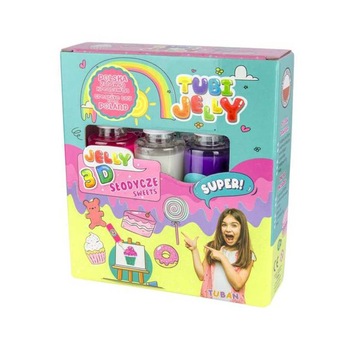 Set TubiJelly, 3 culori - Dulciuri, 7toys Set TubiJelly, 3 culori - Dulciuri, 7toys