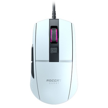 Mouse gaming Roccat Burst Core, ultrausor 68g, Alb Mouse gaming Roccat Burst Core, ultrausor 68g, Alb