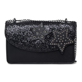 Guess, Geanta din piele ecologica, De umar, 20x14x6 cm, Negru Guess, Geanta din piele ecologica, De umar, 20x14x6 cm, Negru