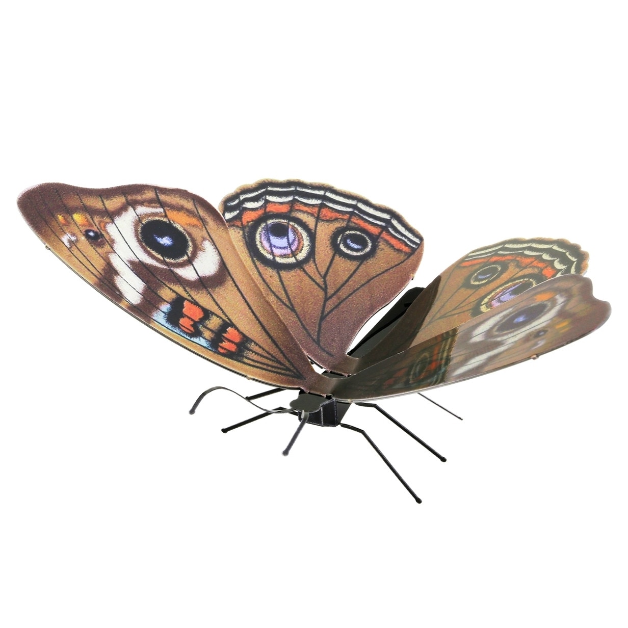 Puzzle 3D Metal Earth Fluture Buckeye, Metal, 1 foi