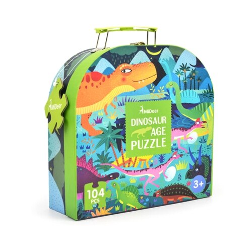 Puzzle cu dinozauri Imaginarium Dinosaurs cu 104 piese