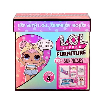 Set mobila LOL Surprise Furniture Series 4 Chill Patio & Dawn Doll