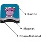 Joc educativ magnetic Animalute, Roter Kafer
