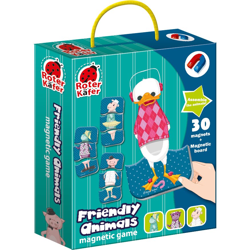 Puzzle magnetic Animalele Prietenoase Roter Kafer