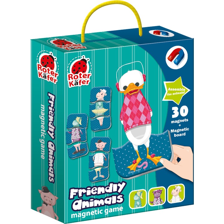 Joc educativ magnetic Animalute, Roter Kafer