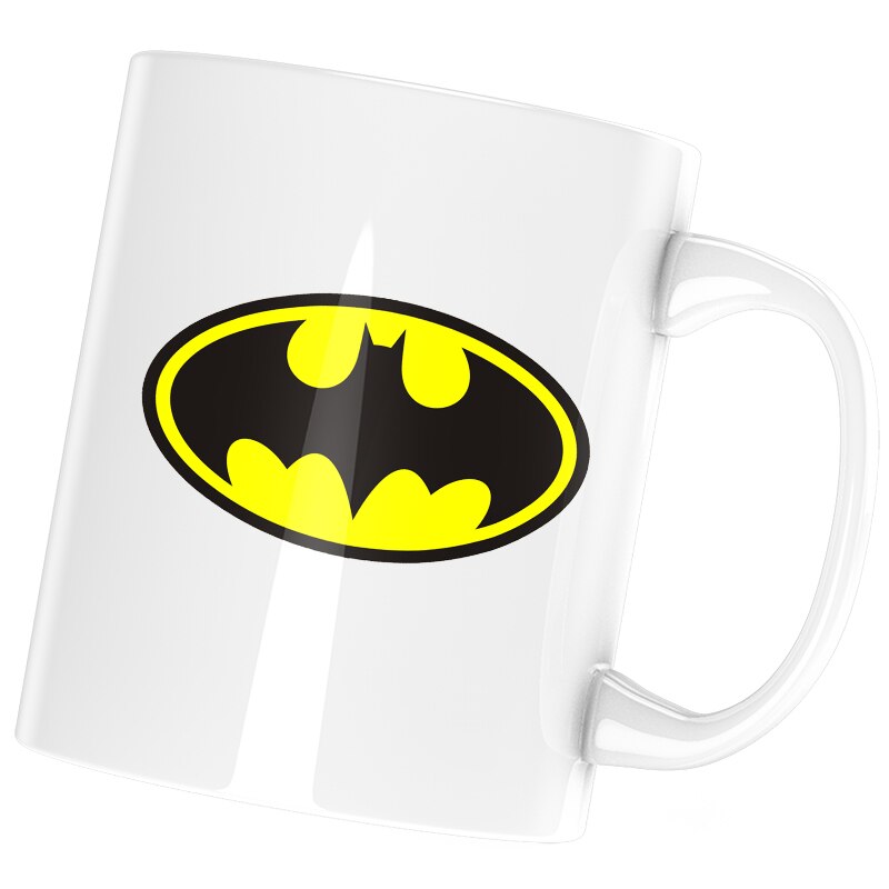 Cana Batman Logo, alba, 330 ml